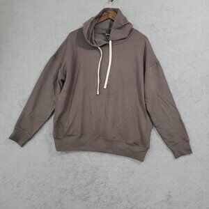 NEW Buffalo David Bitton  Women's M  Brown Hoodie Sweatshirt